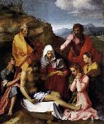 Andrea del Sarto, Pieta with Saints